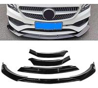 DRYFAL Voiture Becquets Avant pour Benz CLA Class W117 2016-2020 Spoiler Becquet lèvre Pare Chocs inférieur Une Anticollision Armatures Caisse