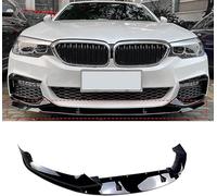 DRYFAL Voiture Becquets Avant pour BMW 5 Series G30 M Sport 2018-2020 Spoiler Becquet lèvre Pare Chocs inférieur Une Anticollision Armatures Caisse