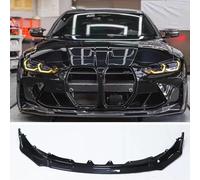 DRYFAL Voiture Becquets Avant pour BMW G80 G82 M3 M4 2019-2022 Spoiler Becquet lèvre Pare Chocs inférieur Une Anticollision Armatures Caisse