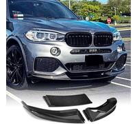 DRYFAL Voiture Becquets Avant pour BMW X5 F15 M Sport M-Tech 2014-2018 Spoiler Becquet lèvre Pare Chocs inférieur Une Anticollision Armatures Caisse