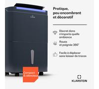 DryFy Connect Smart 40L/24h 7L Déshumidificateur Anthracite