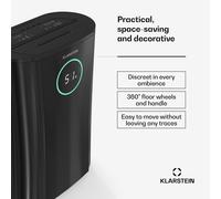 DryFy ProConnect 24L Déshumidificateur | 24 L/jour | 36 m² | WiFi | Appli | Indicateur LED | Minuteur 24h