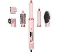 Dryhsip Brosse Soufflante 6 en 1, Brosse Chauffante Brushing et Air Styler avec Têtes Amovibles (fer Volumatrice, Lissante, Boucleur,), Seche Cheveux de Voyage Légers pour Femmes et Hommes