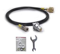 DRYHTEN Soda Kit de tuyau adaptateur externe de remplissage de dioxyde de carbone avec connecteur Quick Connect pour Sodastream Terra, DUO, ART, Gaia (longueur du tube 2,5 m)