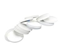 DryiC Feuille De Caoutchouc De Silicone Tapis en Silicone Cales Rondes Une Face avec Adhésif pour Les Pièces De Modèle, Épaisseur 6mm, 10Pcs,Diameter:40mm