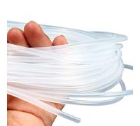 DryiC ID:0.8mm, Tube en Silicone Tuyau en Silicone Tuyau Tube De Caoutchouc De Silicone Tube Capillaires pour Usage en Laboratoire, OD 1.9mm, 10 Mètres