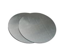 DryiC Lot de 2 tôles rondes en acier inoxydable, épaisseur 1 mm, diamètre : 100 mm