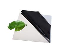 DRYIC Plaque INOX Feuilles d'acier Inoxydable INOX Tôle en Acier Inoxydable Tôle d'acier Inoxydable Miroir,200mm x 300mm,Thickness:0.6mm