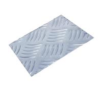 DRYIC Tôle Ondulée en Aluminium Plaques en Aluminium pour Parkings, Garages, Escaliers,300mm x 300mm,Thick:2.5mm