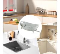 Drying Dish Rack - Silicone Kitchen Organizer with Utensil Holder and