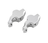 DRYIUBVF Compatible avec R Nine T 2014 2015 2016 2017 2018 2019 2020 2021 2022 2023 Adaptateur Montage Pince Barre Poignée Guidon De Moto Rehausseurs Guidon(Silver)