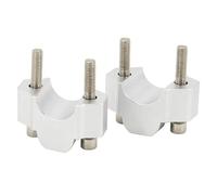 DRYIUBVF Compatible avec Yamaha pour XJR1300 2016-2024 pour XT1200 Z 2010-2024 pour Niken 2018-2023 Adaptateur De Fixation pour Guidon De Moto Rehausseurs Guidon(Silver)