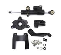 DRYIUBVF Compatible avec Z1000 2016 2017 2018 2019 Stabilisateur D'amortisseur De Direction pour Moto Support Réglable Accessoires Universels Direction stabilisateur(Black)