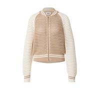 DRYKORN Cardigan 'NALFY' noisette / blanc cassé, Taille S
