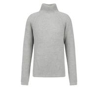 Drykorn - Pull Col Roulé en Mélange de Laine et Alpaga - Femme - Pulls - Gris - Taille: 42 FR