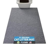 Drymate Tapis de litière XL Original pour chat, contient du désordre dans la boîte, protège les sols, résistant à la transpiration, lavable en machine, doux pour les pattes de chaton, absorbant