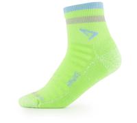 Drymax - Extra Protection Hot Weather Running Crew HAWKS - Chaussettes de running - Unisex S | EU 35-37.5 - sublime / carolina blue / grey stripes