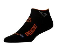 Drymax - Lite Trail Running Mini Crew - SPEEDGOAT - Chaussettes de running - EU 35-37,5 - black / foliage green / orange