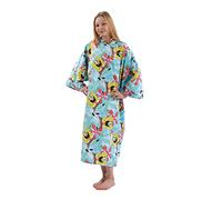 DRYMEE Serviette à capuche sous licence officielle | Pour la plage ou la piscine | Parfait pour les adultes, motif Bob l'éponge