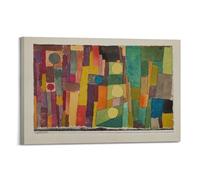 DryNda Paul Klee Poster In The Style of Kairouan Impression sur toile Décoration murale Idée cadeau 60 x 90 cm