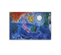 DryNda Poster de Marc Chagall sur toile représentant le concert de Marc Chagall - 40 x 60 cm