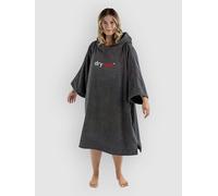 Dryrobe Towel Robe Organic Cotton Poncho de surf bleu L