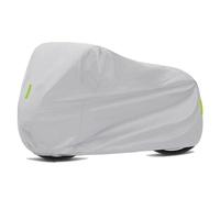DRYUSFD Housse de Moto pour Honda VFR 1200 2010-2019 2020 2021 2022 2023 2024, Tissu Imperméable Bandes Réfléchissantes Protection Extérieure Toute l'année Accessoires Pièces,Grey-L