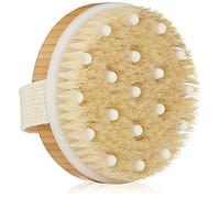 Drywet Body Brush By Touch Me - Natural Boars Bristle - Remove Dead Skin And Toxins, Cellulite Treatment,Exfoliates, Stimulates Blood Circulation, Massage 2-In-1 (1 Pack)