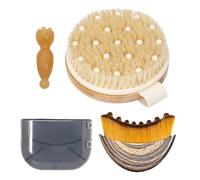 Dryxog 3 Pièces Brosse Drainage Lymphatique Visage Outil de Massage Complet du Corps, Drainage Lymphatique Apaisant et Tonifiant, Brosse Visage Masseur pour la Mâchoire et Le Menton