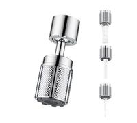 Dryxog Aérateur de Robinet Universel Mousseur Robinet Cuisine Pivotant Embout Salle de Bain Economiseur D'eau Mitigeur Baignoire Adoucisseur D'eau Douchette Evier Cuisine pour Salle Bain (Style 3)