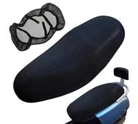 Dryxog Housse Moto Accessoire Moto Imperméable, Antidérapante Covering Anti Rayures, Housse de Selle Universelle, 3D Respirant Maille Couvre Selle Siège Voiture pour La Plupart des Motos (60×95cm)