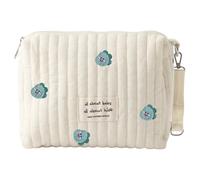 Dryxog Sacs à Langer Grande Contenance, Grande Capacité Coton, Sac a Langer Fourre Tout, Sac Bebe Attache Poussettes, Family Bag pour Maternité et Change Bébé pour et Weeken (Tête de Dinosaure)