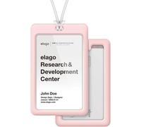 Držiak ID karty Elago ID4 Telo-Krásna ružová/Remienok-Transparentnosť