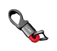 DRZTT Porte-clés de Voiture, pour Peugeot 3008 GT Line Clé de Voiture Anneau Homme et Femme Auto Porte-clé Accessoires,A