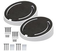 DS-1259ZJ Lot de 2 supports de fixation au plafond inclinés pour caméra dôme en plastique ABS Blanc