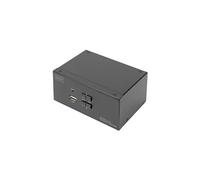 Digitus Commutateur KVM DisplayPort DS-12862 2 ports 4K (3840 x 2160) 60 Hz Dual-View
