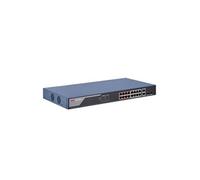 DS-3E1318P-EI - Commutateur - Géré - 16 x 10/100 (PoE+) + 2 x combo Gigabit - de bureau - PoE+ (230 W)