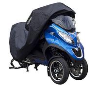 DS Covers 73160621 Alfa Housse Universelle de Protection pour Scooter Trois Roues Piaggio, Taille M, Noir