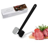 ds. distinctive style Attendrisseur de viande double face Maillet de cuisine Aplatisseur de poulet avec poignée confortable Marteau à viande de 24 cm
