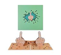 DS. DISTINCTIVE STYLE Cartes d'anniversaire amusantes avec doigt d'honneur - Cadeau amusant pour adultes