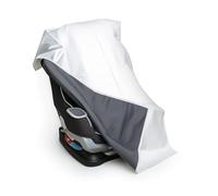 DS. DISTINCTIVE STYLE Housse de siège de voiture pour bébé - Coussin de refroidissement - Pare-soleil - Garde le siège de voiture au frais - Accessoires de voyage - Argent