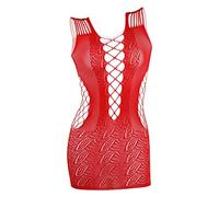 ds. distinctive style Lingerie en résille pour femme, body sans bretelles, nuisette taille unique pour femme