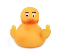 DS. DISTINCTIVE STYLE Lot de 2 canards en caoutchouc jaune pour doigt d'honneur 7,5 cm - Décoration amusante pour tableau de bord de voiture, écran d'ordinateur