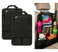 DS. Distinctive Style Lot de 2 organiseurs de Rangement pour siège arrière de Voiture avec Poche pour Tablette pour Les Essentiels de Voyage