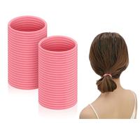 DS. DISTINCTIVE STYLE Lot de 50 élastiques pour cheveux en caoutchouc 2,5 mm rose