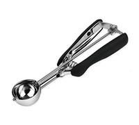 DS. DISTINCTIVE STYLE Mini cuillère à biscuits #100 - 2 cuillères à café - Mini cuillère à crème glacée, fabriquée en acier inoxydable 304 de qualité alimentaire avec poignées confortables en caoutchouc