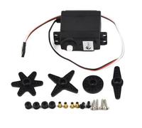 DS04-NFC Moteur à engrenages CC à rotation continue à 360 degrés pour robots télécommandés, couple de 5,5 kg/cm, vitesse de 0,22 sec/60 °, tension 4,8 V-6 V, compatible avec modèle de voiture d'avion