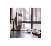 DS100 - Pied - horizontal - pour 2 écrans LCD - aluminium, acier - noir - Taille d'écran : jusqu'à 24 pouces - ordinateur de bureau