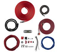 DS18 AK4 Kit de câblage complet pour amplificateur CCA de calibre 4 - Ampkit aide à établir des connexions, apporte de la puissance à votre radio, caisson de basses, haut-parleurs avec fil super