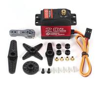 DS3218MG Servo numérique 60g engrenage métallique étanche 20KG Couple Compatible avec Les modèles RC Voiture Robot Buggy Bateau Avion hélicoptère(2 Pieces)